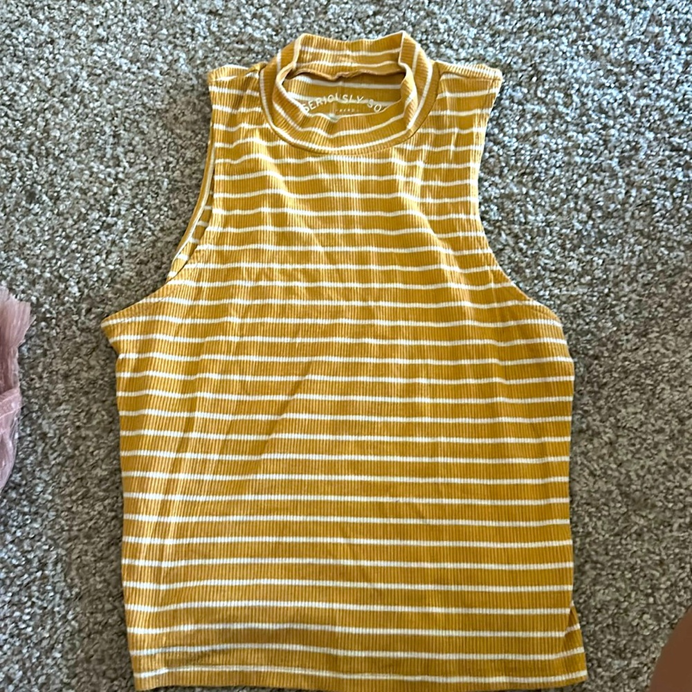 Yellow Crop Top